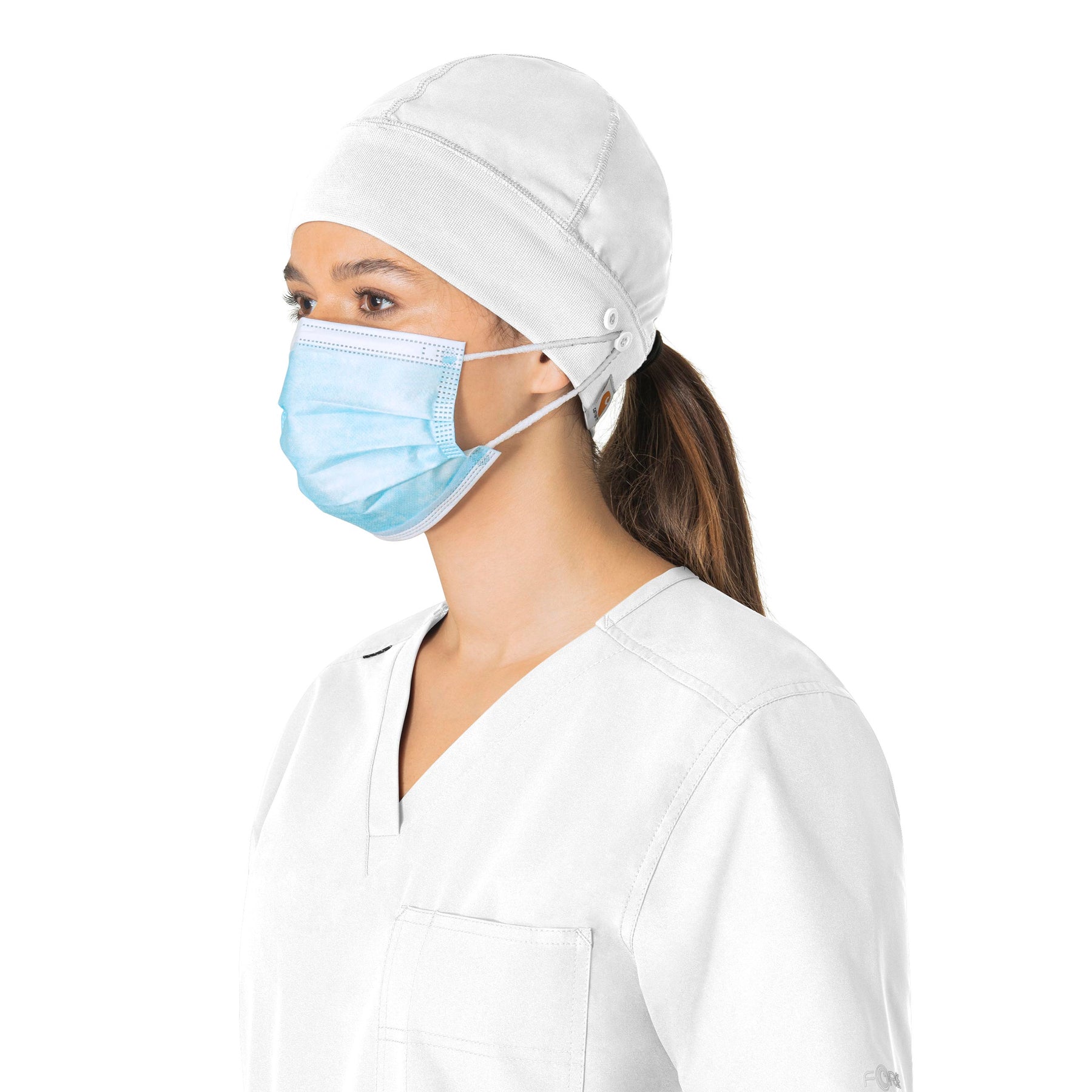 Carhartt Force Essentials Unisex Beanie Scrub Cap - White