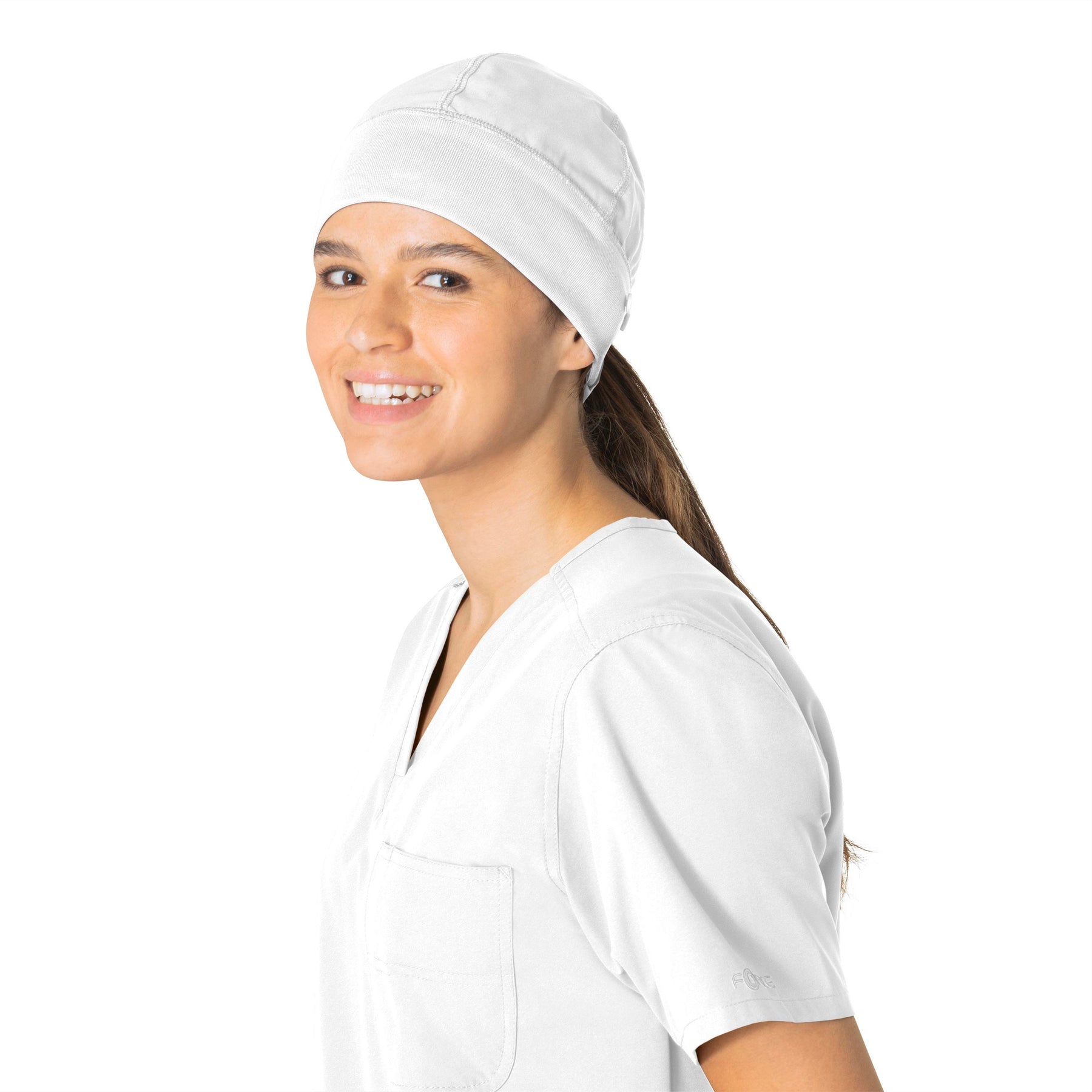 Carhartt Force Essentials Unisex Beanie Scrub Cap - White
