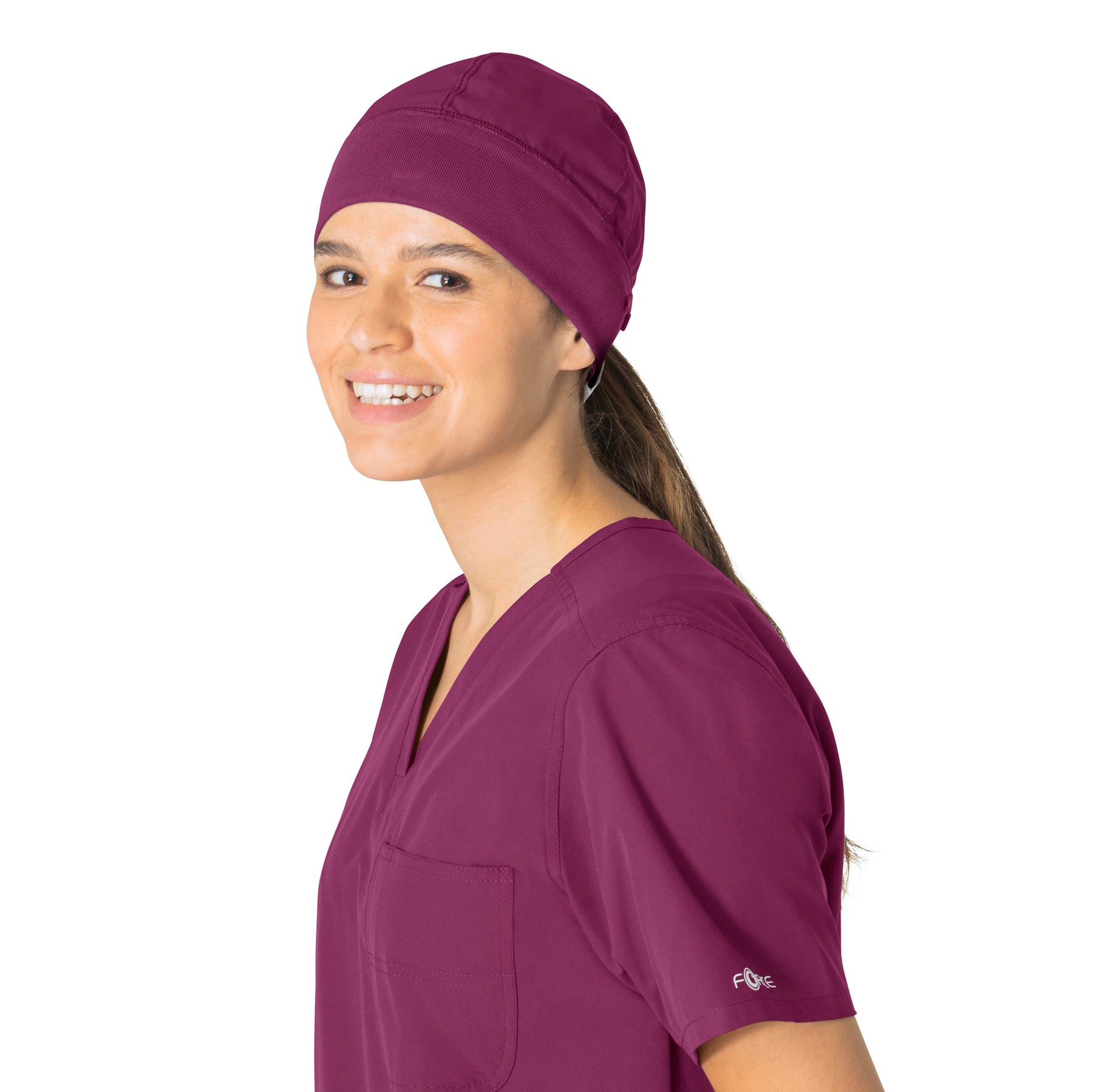 Carhartt Force Essentials Unisex Beanie Scrub Cap - Wine