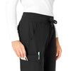 Force Essentials Women's Jogger Scrub Pant Black side detail 2