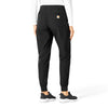 Force Essentials Women's Jogger Scrub Pant Black back view