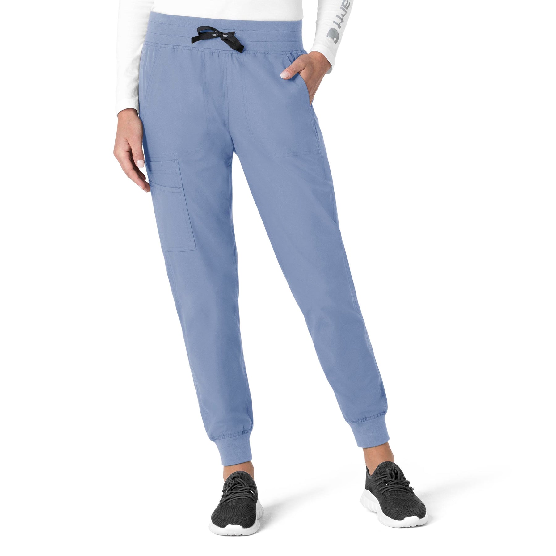 Force Essentials Women's Jogger Scrub Pant Ceil Blue