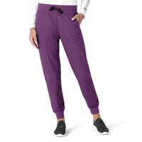 Force Essentials Women's Jogger Scrub Pant Eggplant