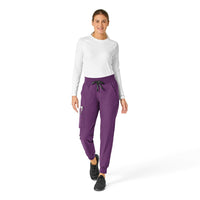 Force Essentials Women's Jogger Scrub Pant Eggplant full scrub set