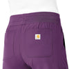 Force Essentials Women's Jogger Scrub Pant Eggplant side detail 1