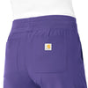 Force Essentials Women's Jogger Scrub Pant Grape side detail 1