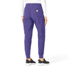 Force Essentials Women's Jogger Scrub Pant Grape back view