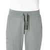 Force Essentials Women's Jogger Scrub Pant Grey front detail