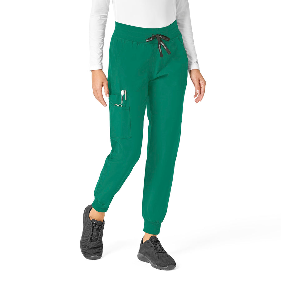 Force Essentials Women's Jogger Scrub Pant Hunter side view