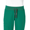 Force Essentials Women's Jogger Scrub Pant Hunter front detail