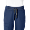 Force Essentials Women's Jogger Scrub Pant Navy front detail