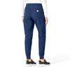 Force Essentials Women's Jogger Scrub Pant Navy back view