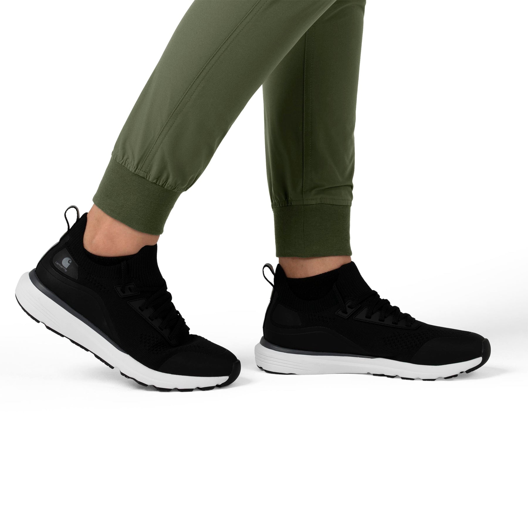 Force Essentials Women's Jogger Scrub Pant Olive front detail