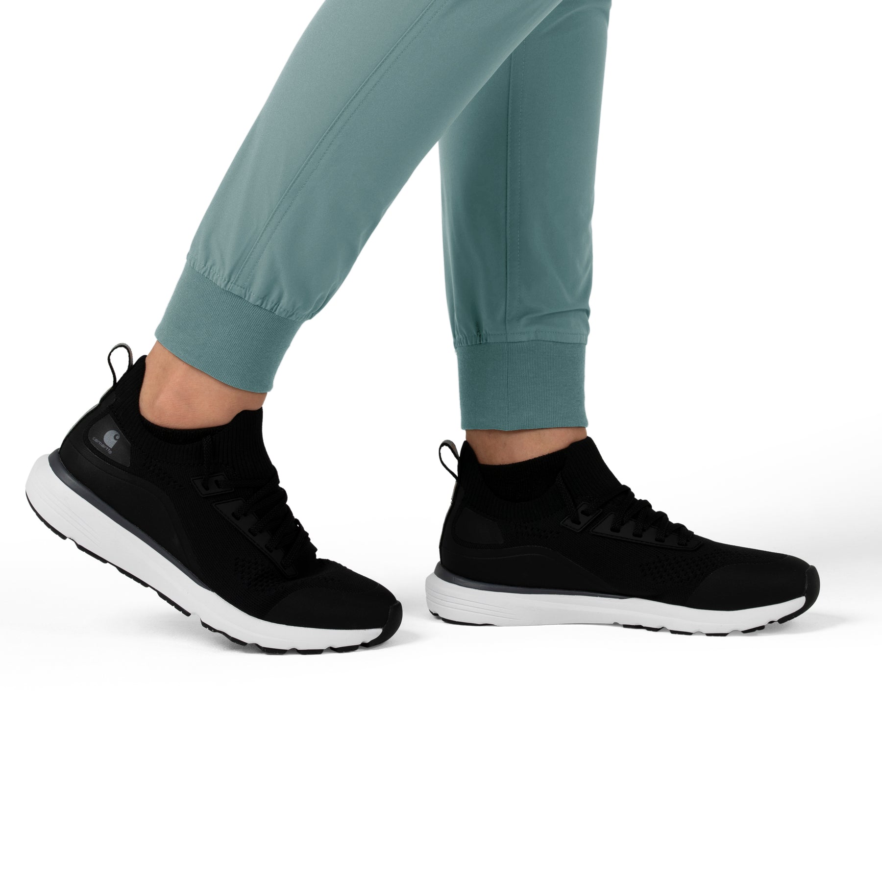 Force Essentials Women's Jogger Scrub Pant Summer Blue front detail