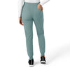 Force Essentials Women's Jogger Scrub Pant Summer Blue back view