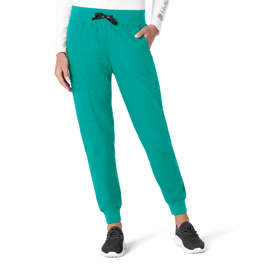 Force Essentials Women's Jogger Scrub Pant Teal Blue