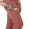 Force Essentials Women's Jogger Scrub Pant Wildrose side detail 1
