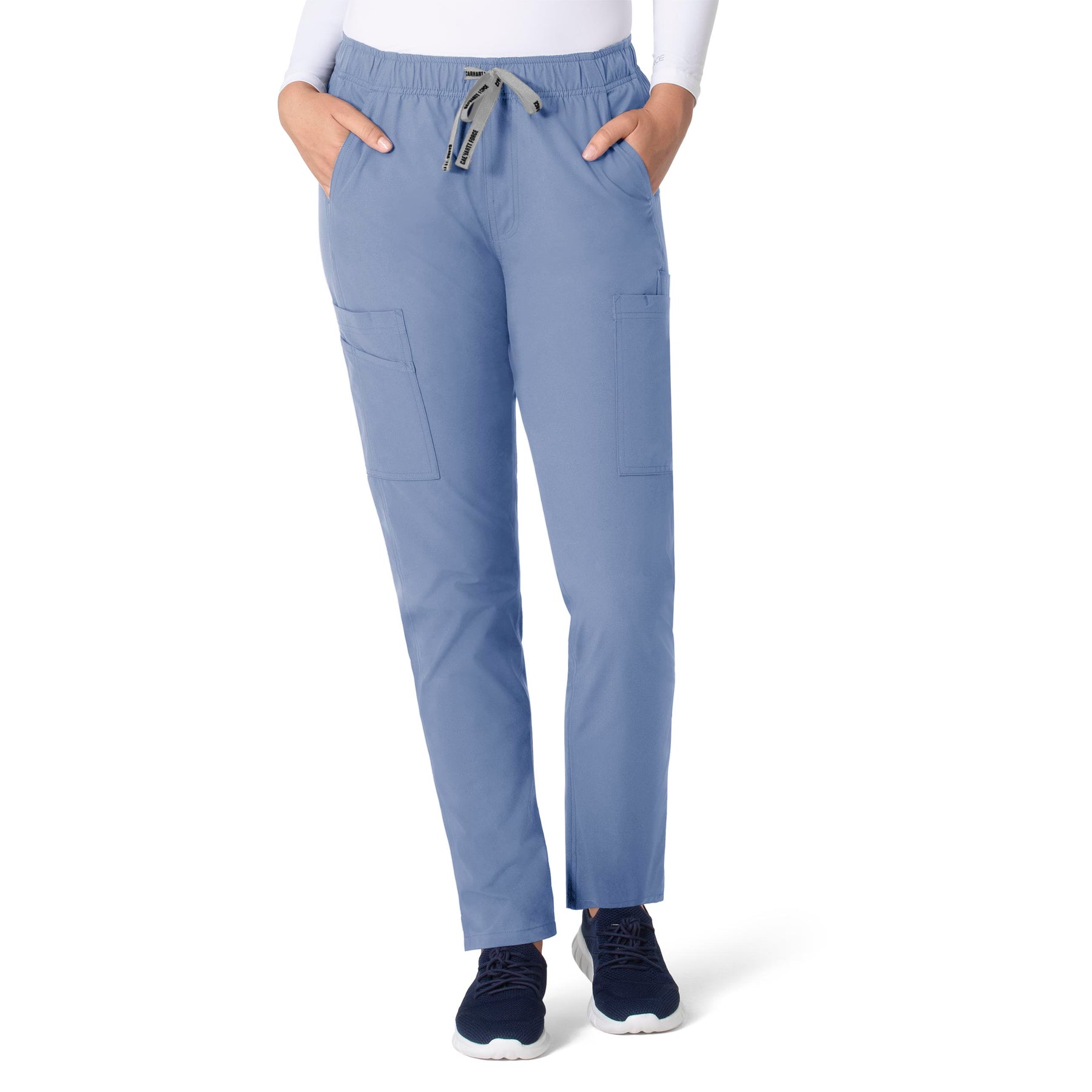 Force Essentials Women's Straight Leg Scrub Pant Ceil Blue