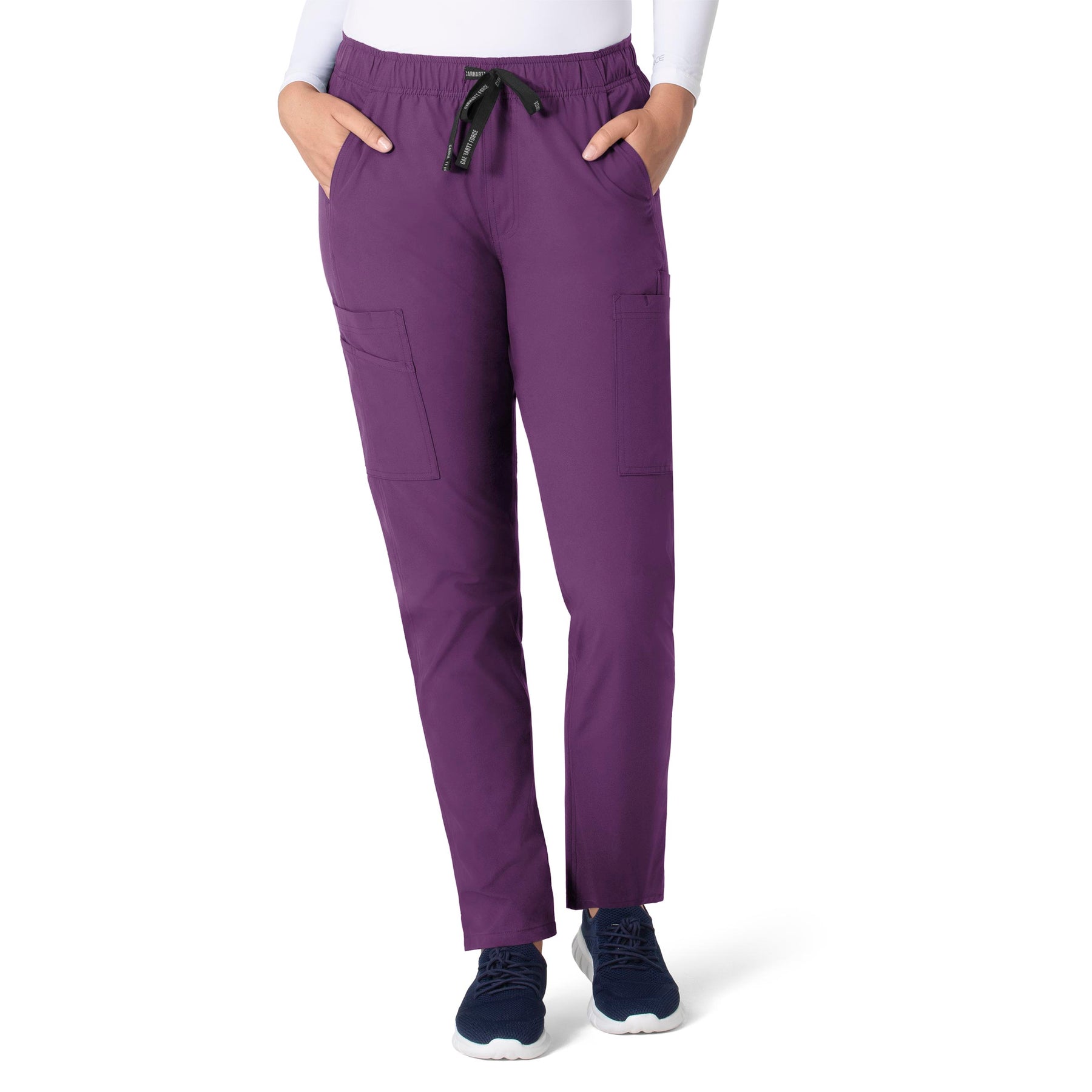 Force Essentials Women's Straight Leg Scrub Pant Eggplant