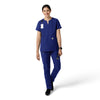 Force Essentials Women's Straight Leg Scrub Pant Galaxy Blue full scrub set