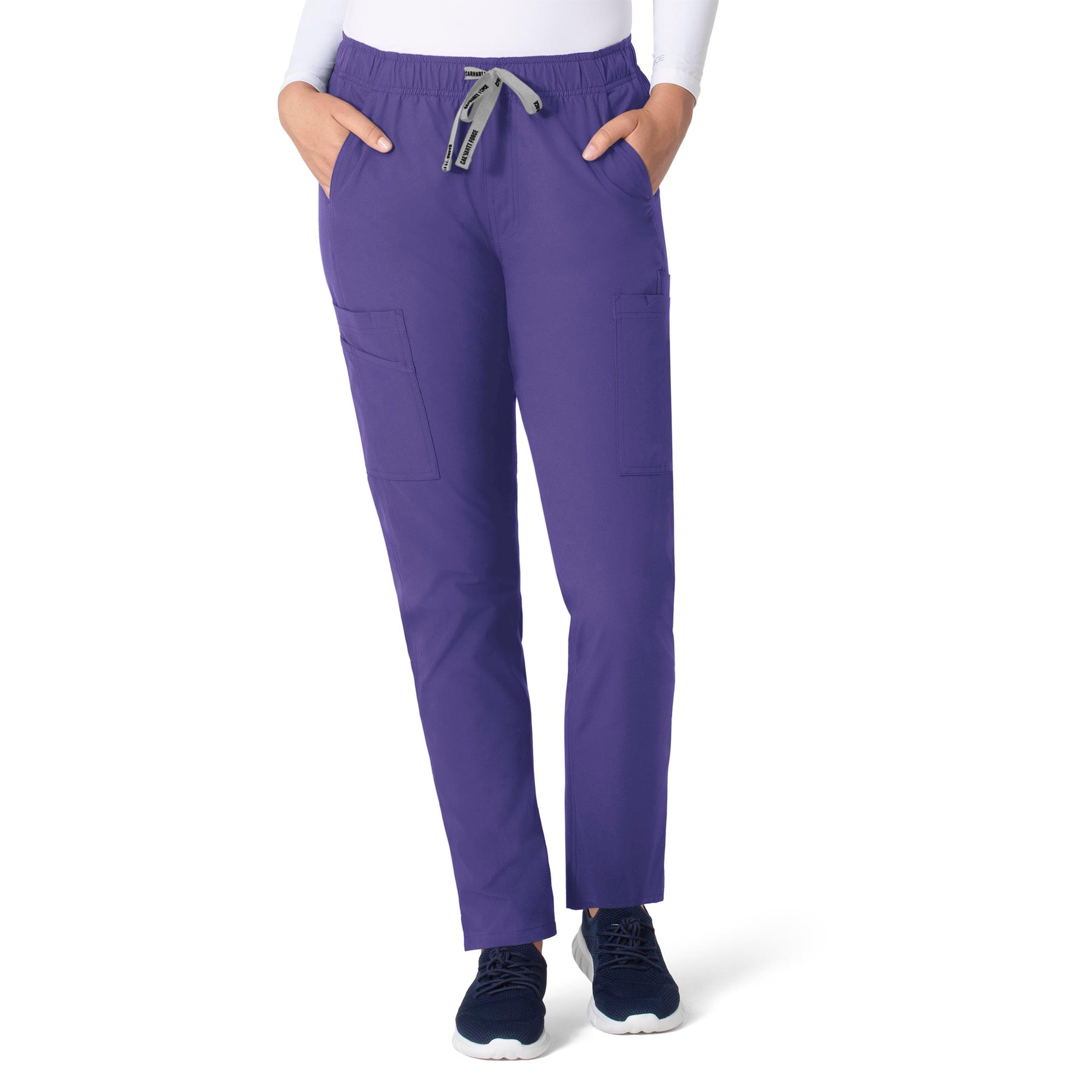 Force Essentials Women's Straight Leg Scrub Pant Grape