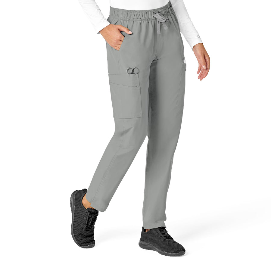 Force Essentials Women's Straight Leg Scrub Pant Grey side view