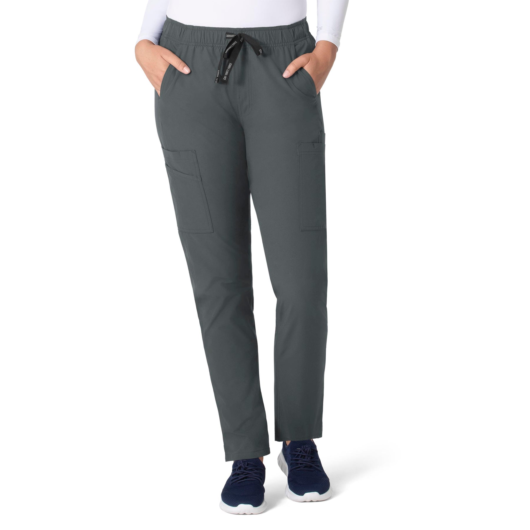 Force Essentials Women's Straight Leg Scrub Pant Pewter