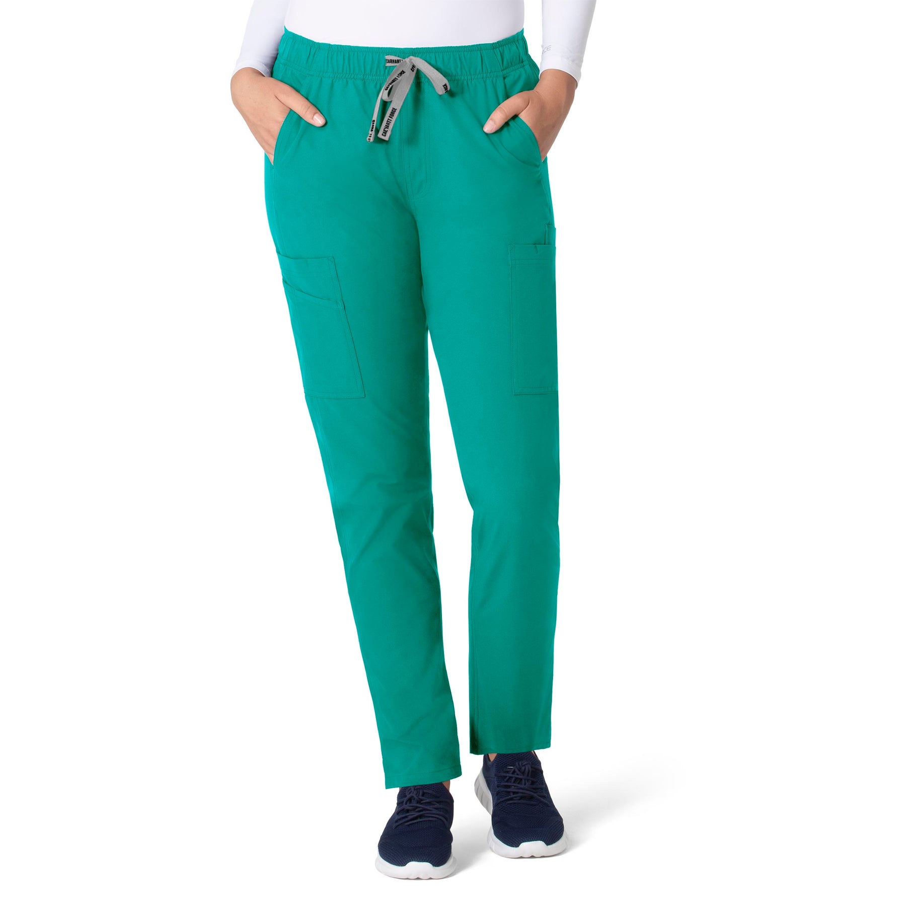 Force Essentials Women's Straight Leg Scrub Pant Teal Blue
