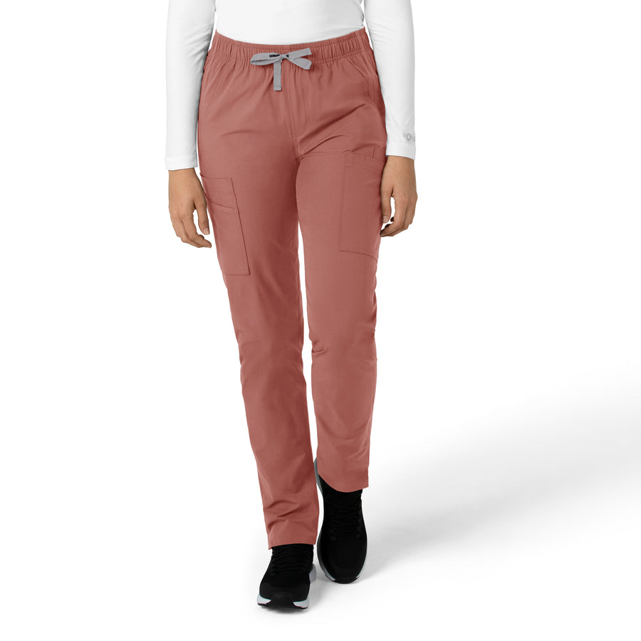 Force Essentials Women's Straight Leg Scrub Pant Wildrose