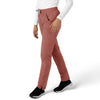 Force Essentials Women's Straight Leg Scrub Pant Wildrose side view