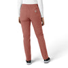 Force Essentials Women's Straight Leg Scrub Pant Wildrose back view