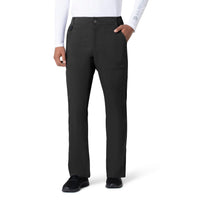 Rugged Flex Ripstop Men's Straight Leg Scrub Pant Black