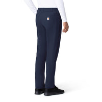 Rugged Flex Ripstop Men's Straight Leg Scrub Pant Navy back view