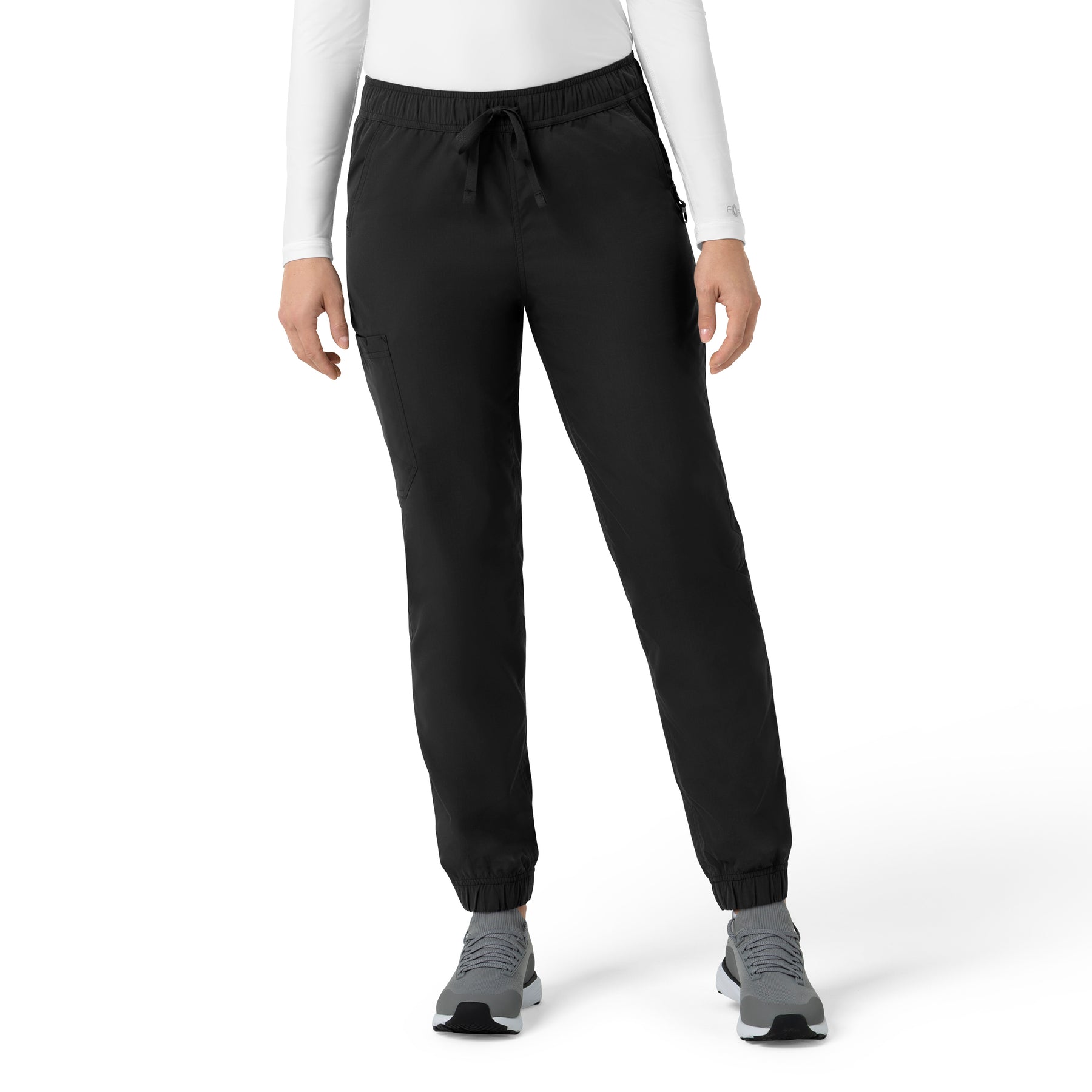 Rugged Flex FLD Women's Ripstop Jogger Scrub Pant Black
