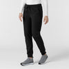 Rugged Flex FLD Women's Ripstop Jogger Scrub Pant Black side view
