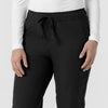 Rugged Flex FLD Women's Ripstop Jogger Scrub Pant Black back detail