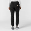 Rugged Flex FLD Women's Ripstop Jogger Scrub Pant Black back view