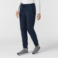 Rugged Flex FLD Women's Ripstop Jogger Scrub Pant Navy side view