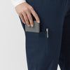 Rugged Flex FLD Women's Ripstop Jogger Scrub Pant Navy side detail 1