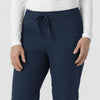 Rugged Flex FLD Women's Ripstop Jogger Scrub Pant Navy back detail