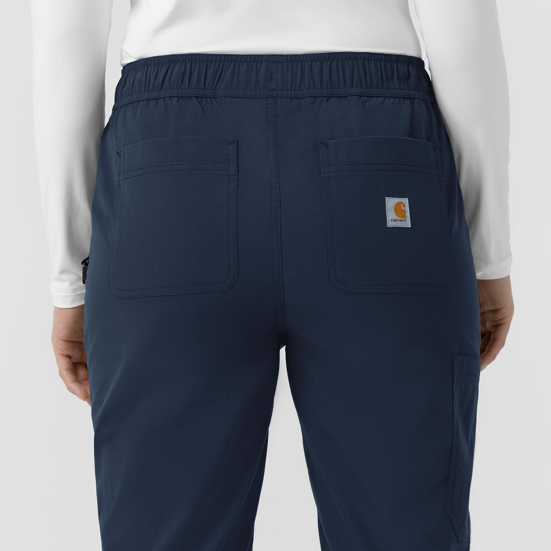 Carhartt Rugged Flex FLD Women's Ripstop Jogger Scrub Pant - Navy