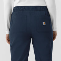 Carhartt Rugged Flex FLD Women's Ripstop Jogger Scrub Pant - Navy