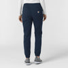 Rugged Flex FLD Women's Ripstop Jogger Scrub Pant Navy back view