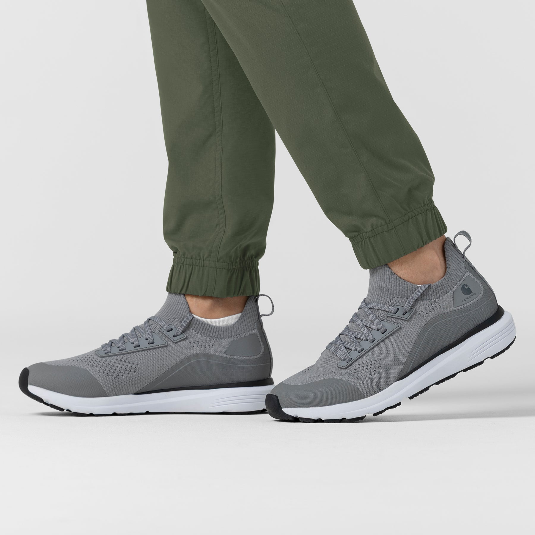 Rugged Flex FLD Women's Ripstop Jogger Scrub Pant Olive front detail