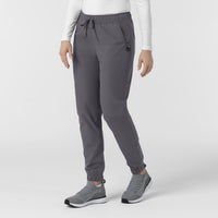 Rugged Flex FLD Women's Ripstop Jogger Scrub Pant Pewter side view