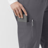 Rugged Flex FLD Women's Ripstop Jogger Scrub Pant Pewter side detail 1