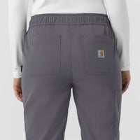 Carhartt Rugged Flex FLD Women's Ripstop Jogger Scrub Pant - Pewter