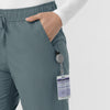 Rugged Flex FLD Women's Ripstop Jogger Scrub Pant Rolling Thunder side detail 2