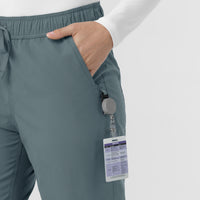 Rugged Flex FLD Women's Ripstop Jogger Scrub Pant Rolling Thunder side detail 2