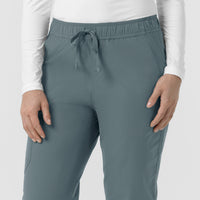 Rugged Flex FLD Women's Ripstop Jogger Scrub Pant Rolling Thunder back detail